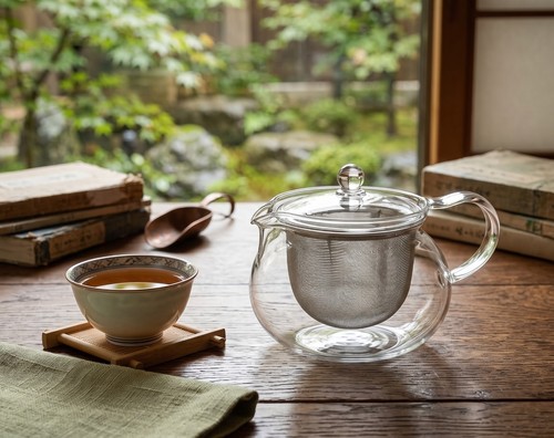Hario chacha kyusu maru glass - chacha,