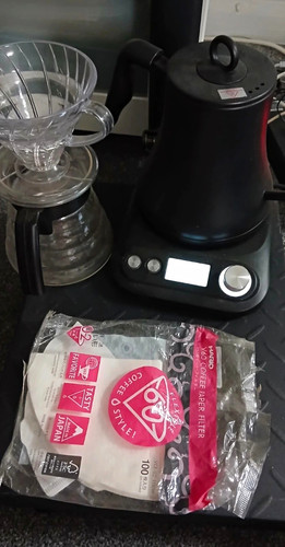 Pour over coffee - pour,