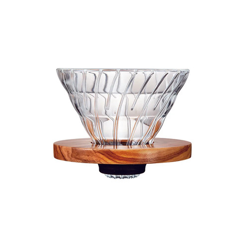Hario v60 coffee - dripper, glass