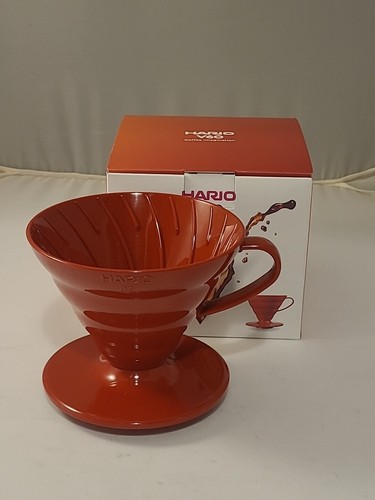 Hario v60 vdr plastic - hario, vdr-02-r
