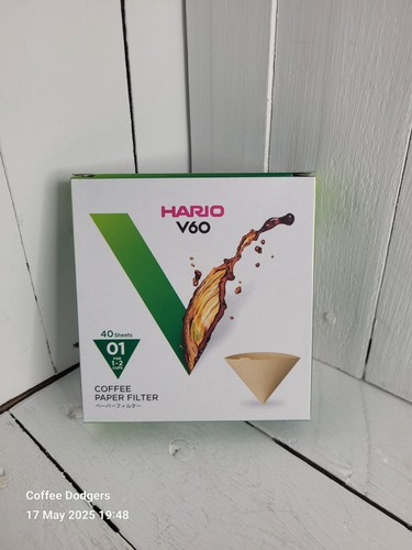 Hario v60 vcf 40m coffee - v60, vcf-01-40m